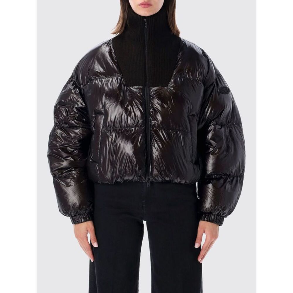 Diesel Women Diesel Relaxed Fit Short Puffer Jacket In Nylon With Turtleneck